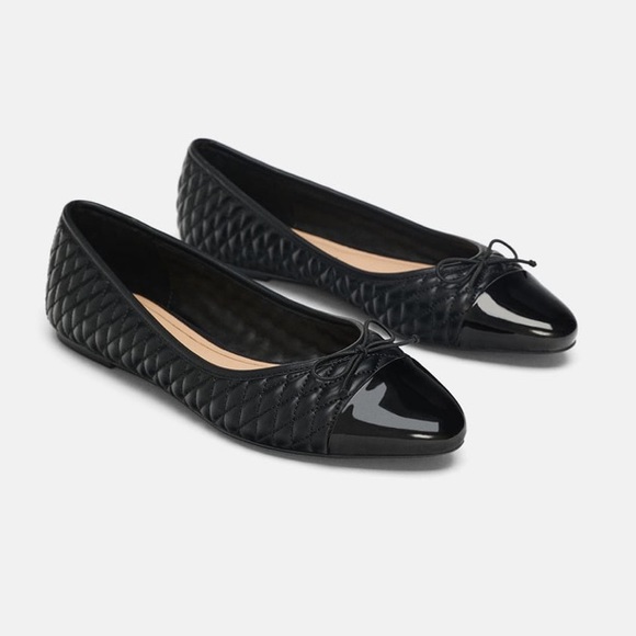 zara quilted shoes